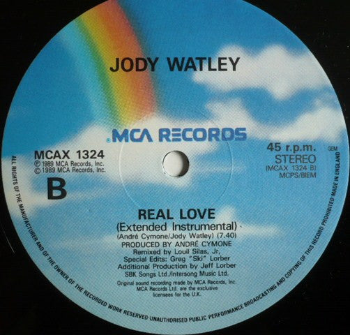Jody Watley : Real Love (Remix) (12", Single)