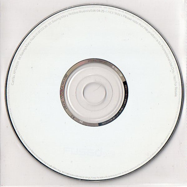 Fused : Saving Mary (CD, Single, Promo)