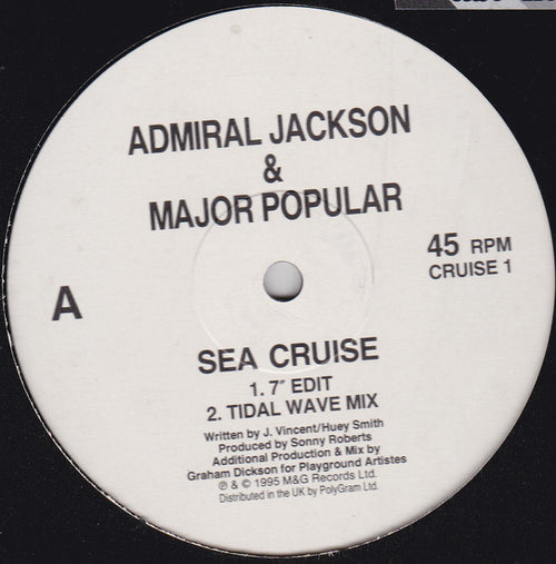 Admiral Jackson & Major Popular : Sea Cruise (12")