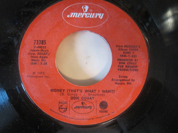 Don Covay : I Was Checkin' Out She Was Checkin' In / Money (That's What I Want) (7", Single, Styrene)