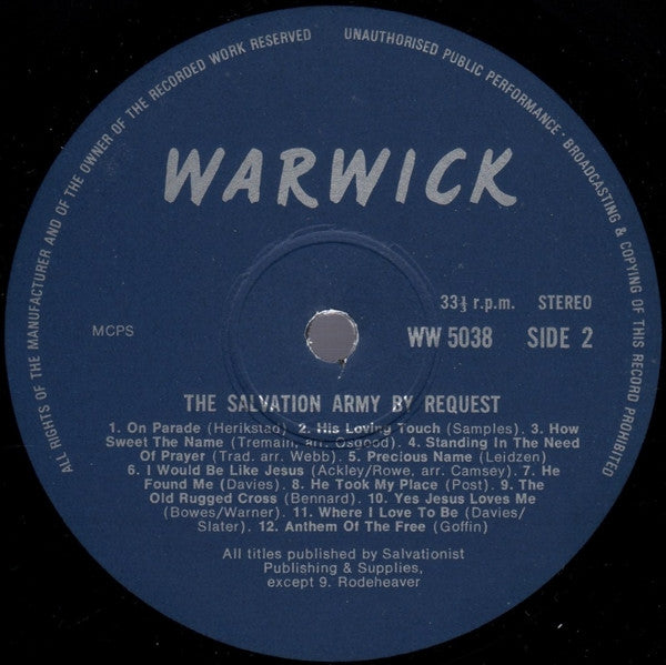 Various : The Salvation Army By Request (LP, Comp)