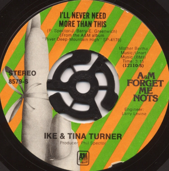 Ike & Tina Turner : River Deep - Mountain High (7", Single)