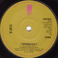 The O'Jays : I Love Music (7", Single, Sol)