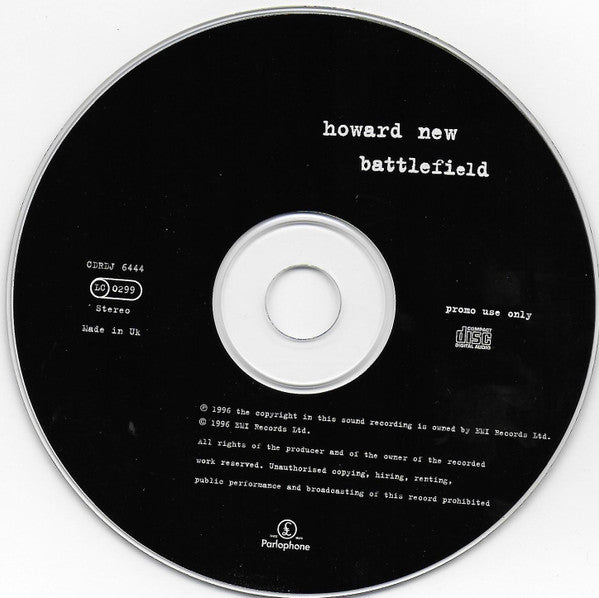 Howard New : Battlefield (CD, Single, Promo, Pla)