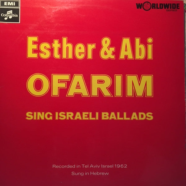 Esther & Abi Ofarim : Sing Israeli Ballads (LP, Comp, Mono)