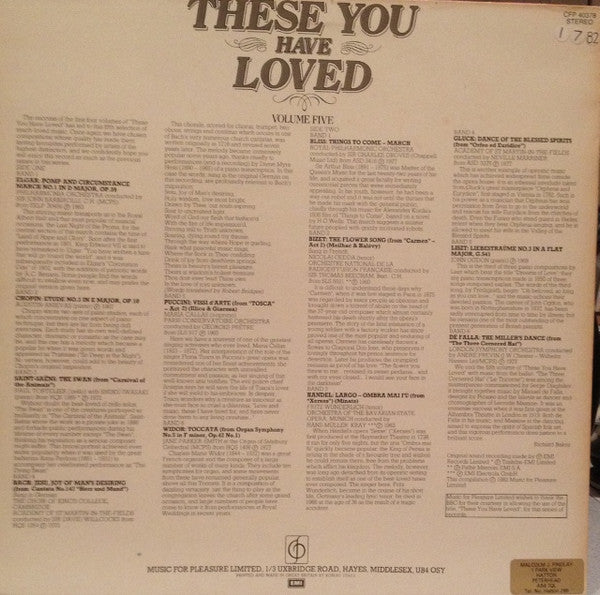 Various : These You Have Loved Vol 5 (LP, Comp)