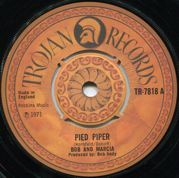 Bob & Marcia : Pied Piper (7", Single, Pun)