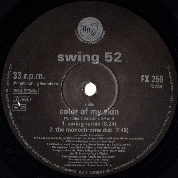 Swing 52 : Color Of My Skin (12")