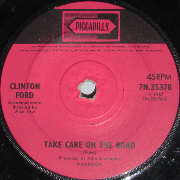 Clinton Ford : This Song Is Just For You (7", Single, Sol)