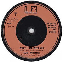 Slim Whitman : Happy Anniversary (7", Inj)