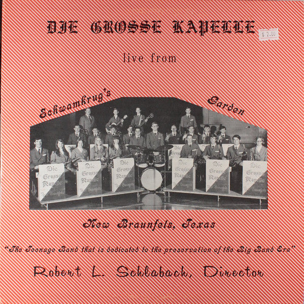Die Grosse Kapelle (2) : Live From Schwamkrug's Garden (LP)