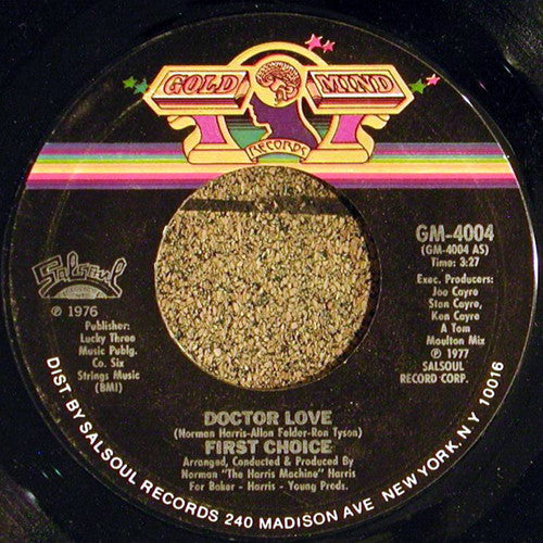 First Choice : Doctor Love (7", Styrene)
