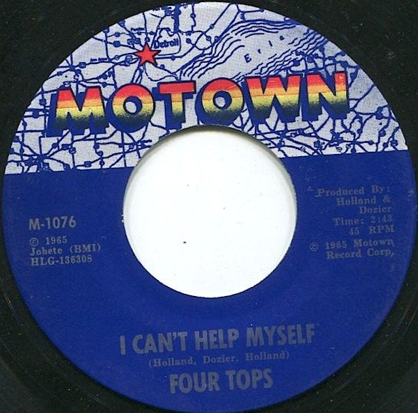 Four Tops : I Can't Help Myself (7", Single)