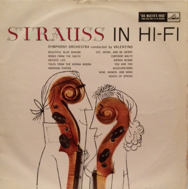 Unknown Artist, Valentino (14) : The Waltzes Of Strauss In Hi-Fi  (LP)