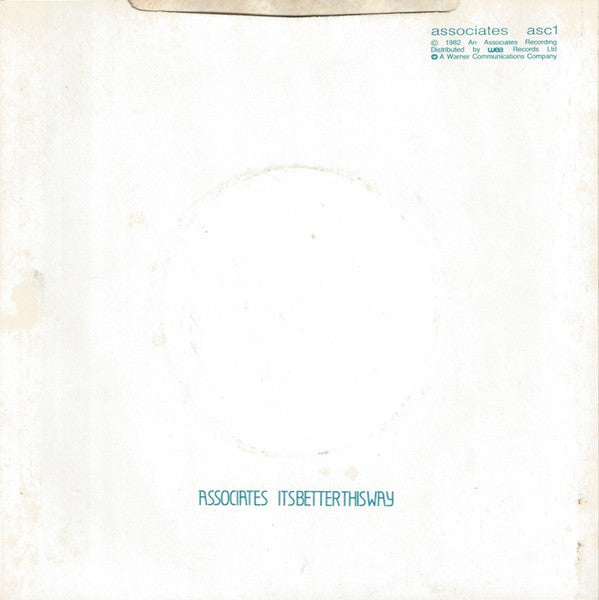 The Associates : Party Fears Two (7", Single)