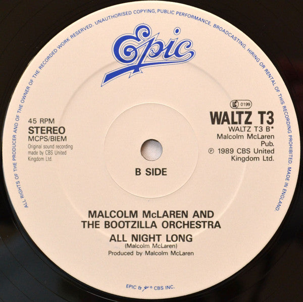 Lisa Marie With Malcolm McLaren And The Bootzilla Orchestra : Something's Jumpin' In Your Shirt (12", Single)