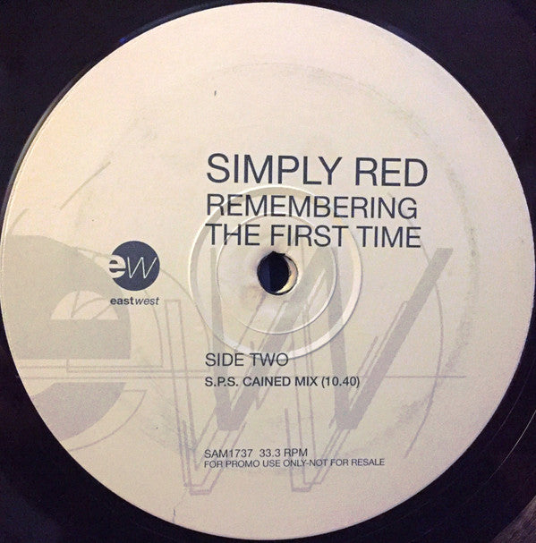 Simply Red : Remembering The First Time (2x12", Promo)