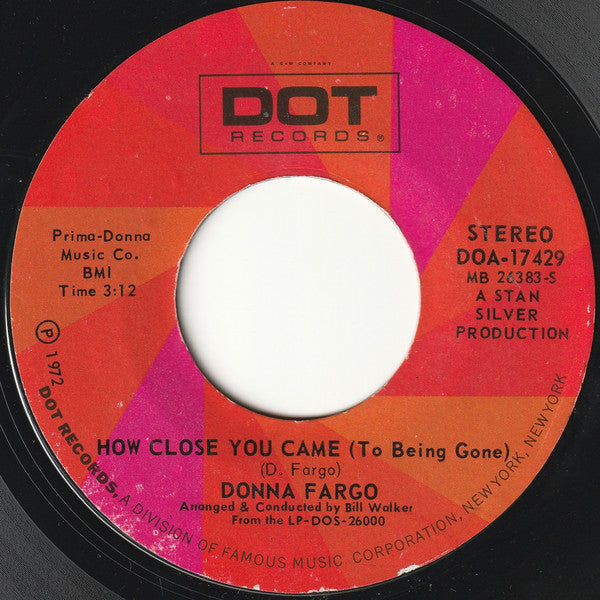 Donna Fargo : Funny Face (7", Single, Styrene)