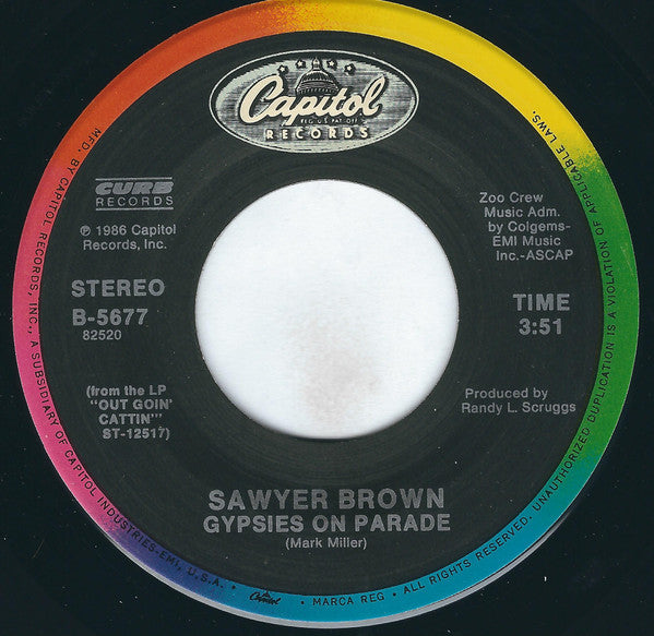 Sawyer Brown : Gypsies On Parade (7", Single, Spe)