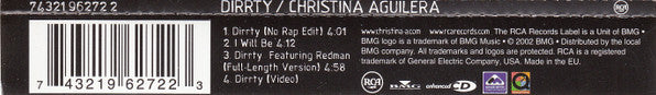Christina Aguilera Featuring Redman : Dirrty (CD, Single, Enh)