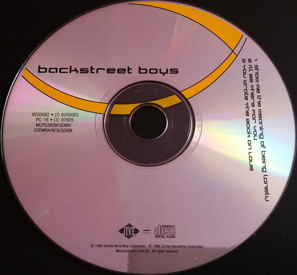 Backstreet Boys : Show Me The Meaning Of Being Lonely (CD, Single)