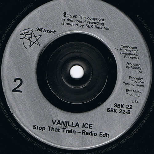 Vanilla Ice : I Love You (7", Single)