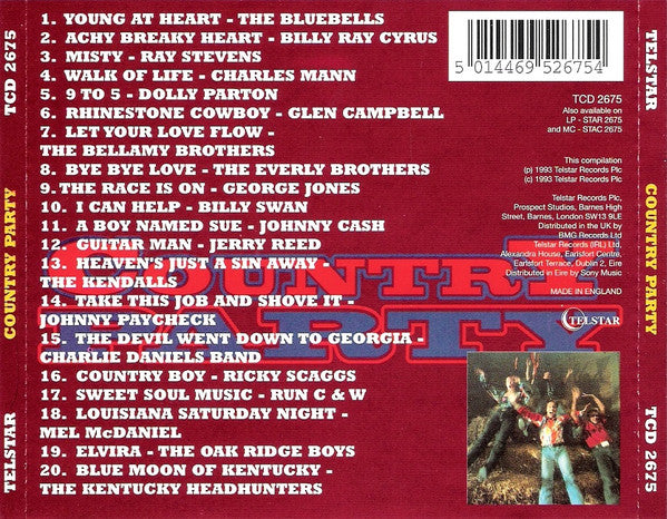 Various : Country Party - 20 Foot Stompin' Country Greats (CD, Comp)