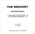 The Bravery : Unconditional - 2 Mixes (CDr, Single, Promo)