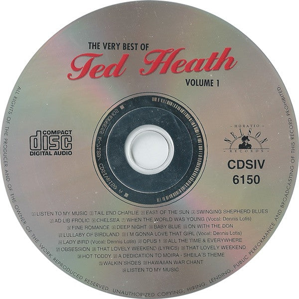 Ted Heath : The Very Best Of Ted Heath Volume One (CD, Comp)