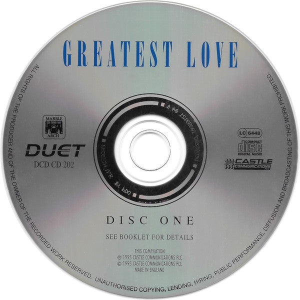 Various : Greatest Love (2xCD, Comp)