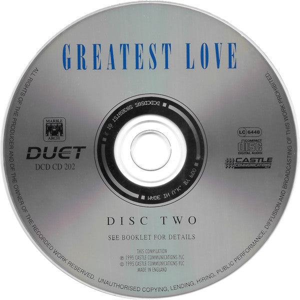 Various : Greatest Love (2xCD, Comp)