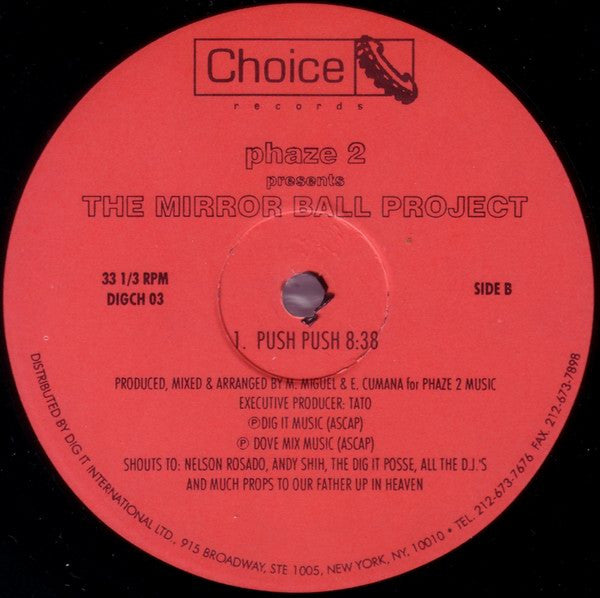 Phaze 2 : The Mirror Ball Project (12")