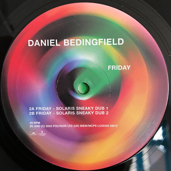 Daniel Bedingfield : Friday (12", Promo)