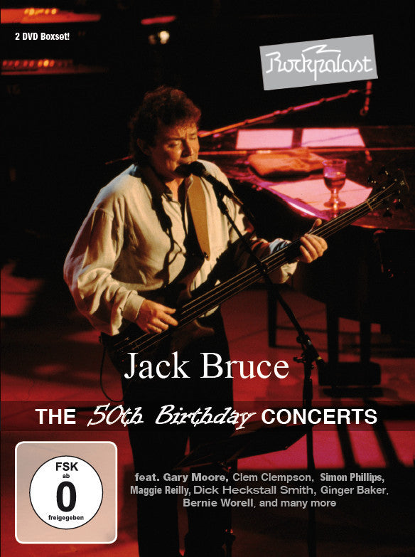 Jack Bruce : Rockpalast: The 50th Birthday Concerts (3xDVD, RM, NTSC + CD, Album, RM, Liv)