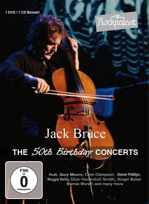 Jack Bruce : Rockpalast: The 50th Birthday Concerts (3xDVD, RM, NTSC + CD, Album, RM, Liv)