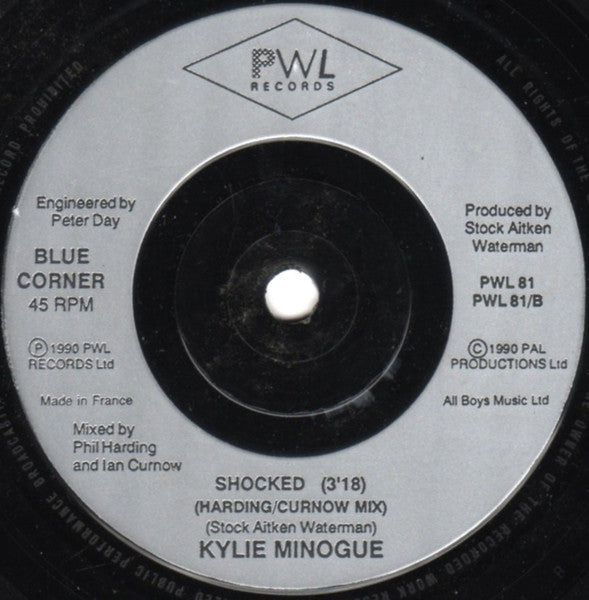 Kylie* : Shocked (7", Single)