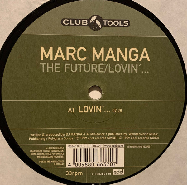 Marc Manga : The Future / Lovin' (12")