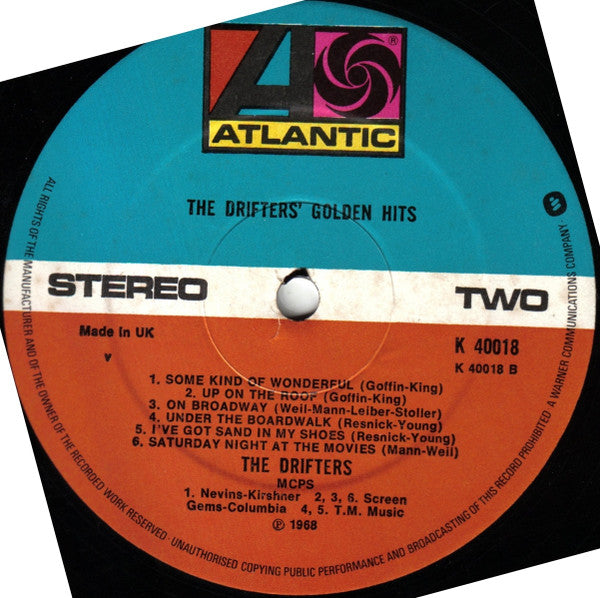 The Drifters : The Drifters' Golden Hits (LP, Comp, RE)