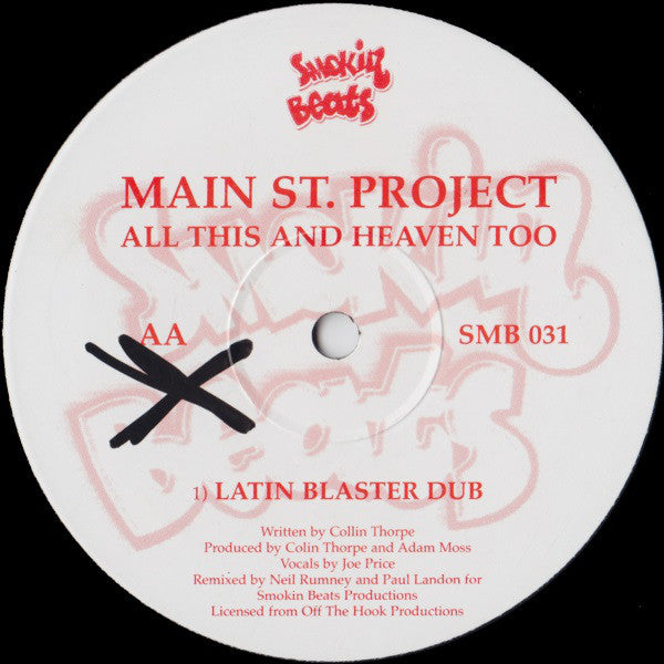 Main St. Project : All This And Heaven Too (12")