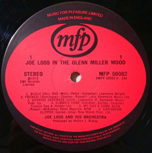 Joe Loss : Joe Loss In The Glenn Miller Mood (LP, Album)