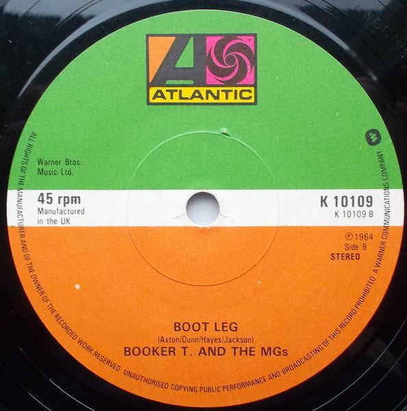 Booker T & The MG's : Green Onions / Boot Leg (7", Single, RE)