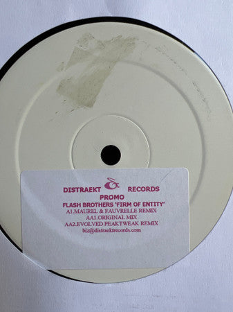 Flash Brothers : Firm Of Entity (12", W/Lbl, sti)