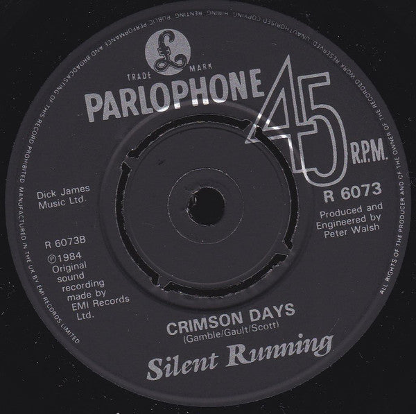Silent Running : Young Hearts (7", Single)