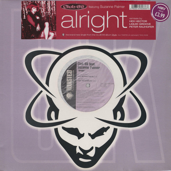 Club 69 Featuring Suzanne Palmer : Alright (12", Single)