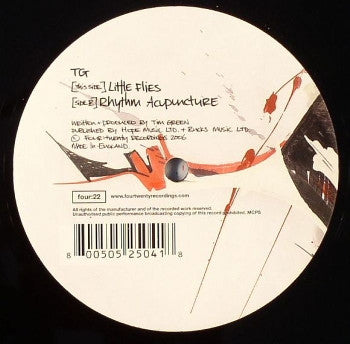 Tim Green (4) : Little Flies / Rhythm Acupuncture (12")