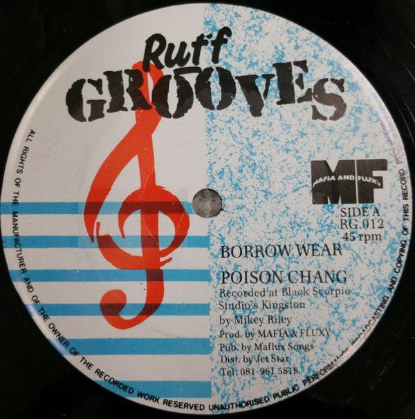 Poison Chang, Tumpa Lion : Borrow Wear / Girl Confuse (12")