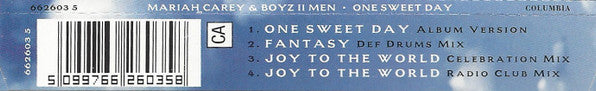 Mariah Carey & Boyz II Men : One Sweet Day (CD, Single)