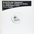 Sound De-Zign : Happiness (12", Promo)
