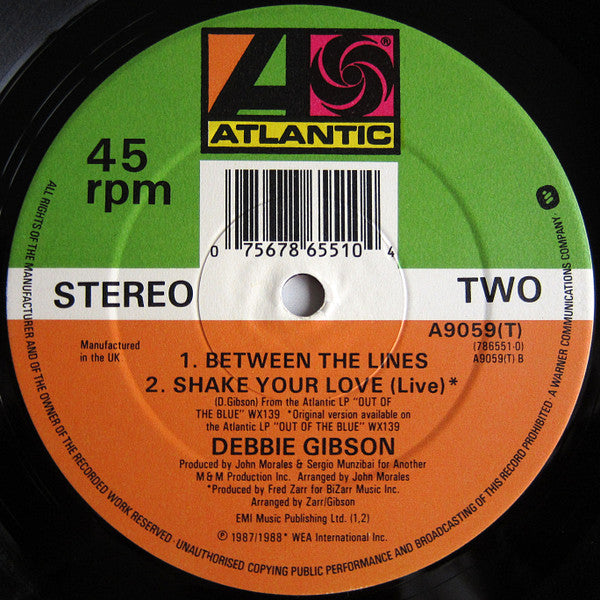 Debbie Gibson : Foolish Beat (12", Single)