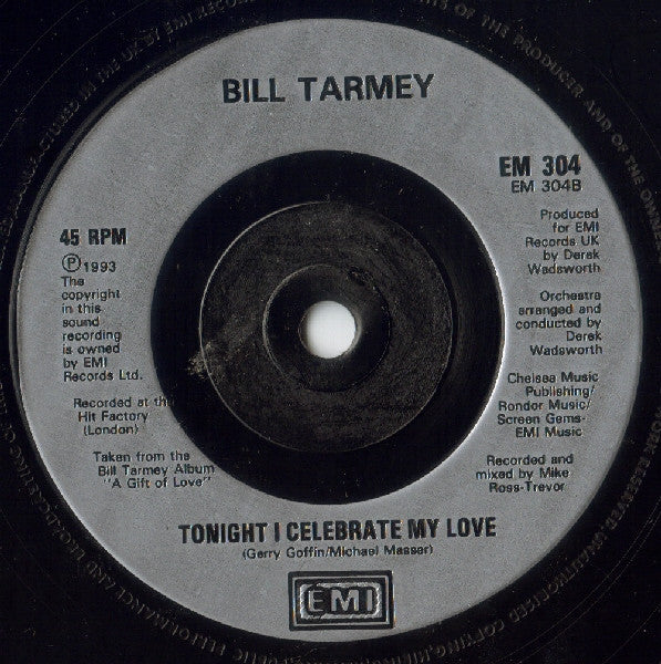Bill Tarmey : The Wind Beneath My Wings (7", Single)